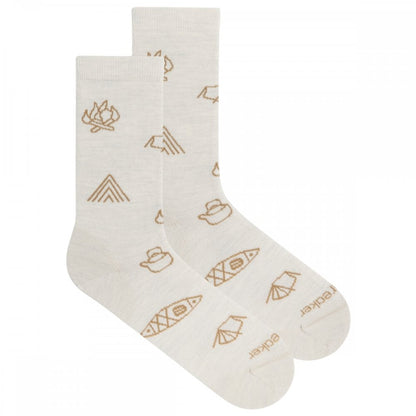 Womens Merino Lifestyle Ultralight Crew Socks Camp Essential