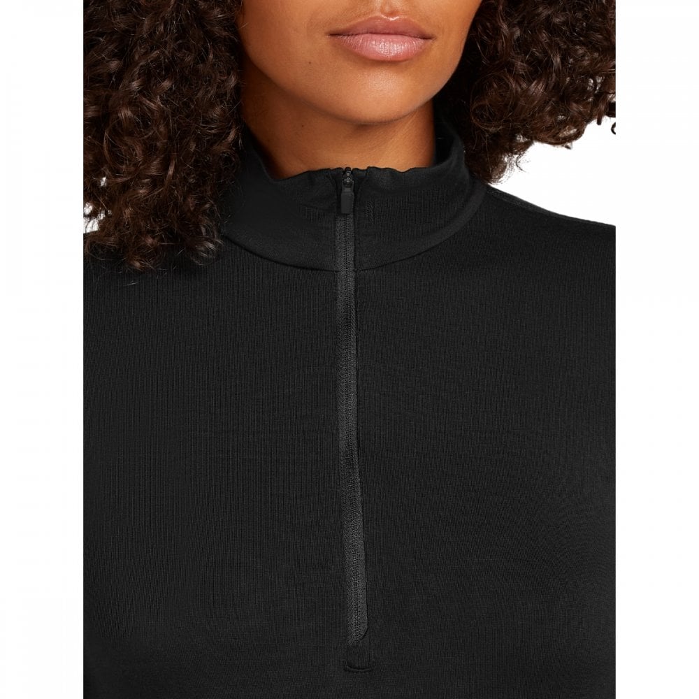 Womens Merino Blend Core Heavyweight Long Sleeve Half Zip Thermal Top