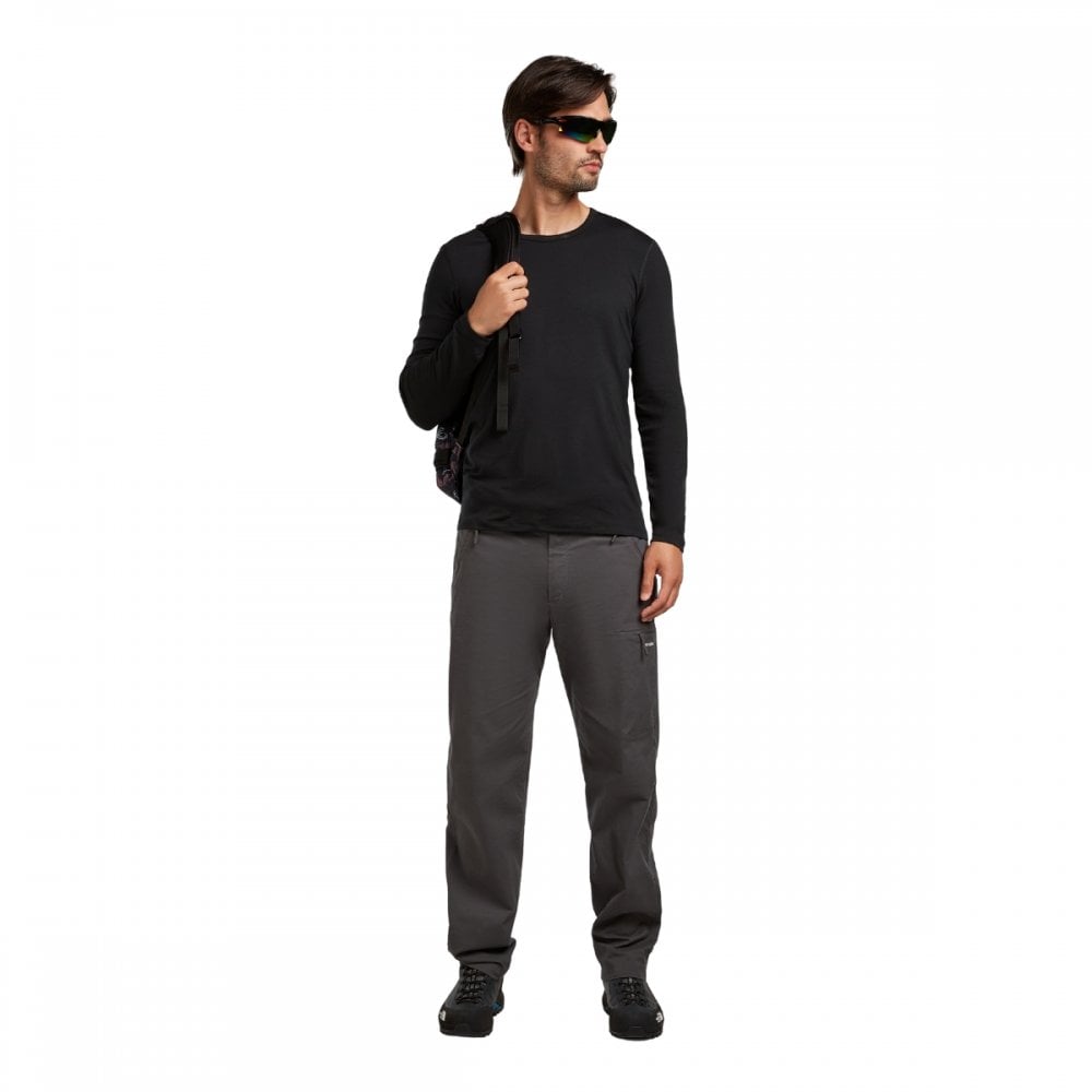 Mens Merino Blend Core Heavyweight Long Sleeve Crewe Thermal Top