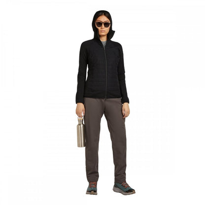 Womens Merino Blend Quantum Hybrid Long Sleeve Zip Hoodie