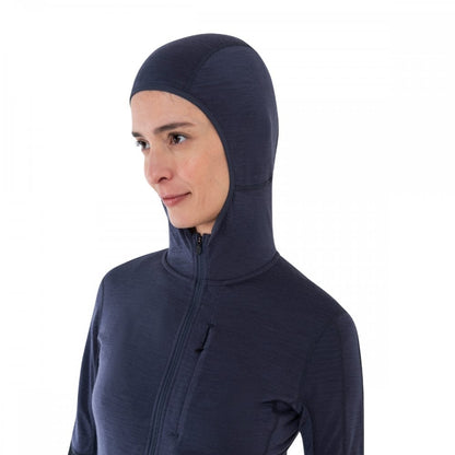 Womens Merino Blend 200 Realfleece™ Descender Long Sleeve Zip Hoodie
