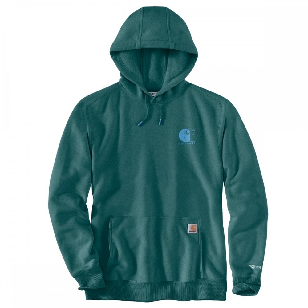 107064 Signature Logo Sweatshirt Transformative Teal Heather XL *One Size Only - Outlet Store*