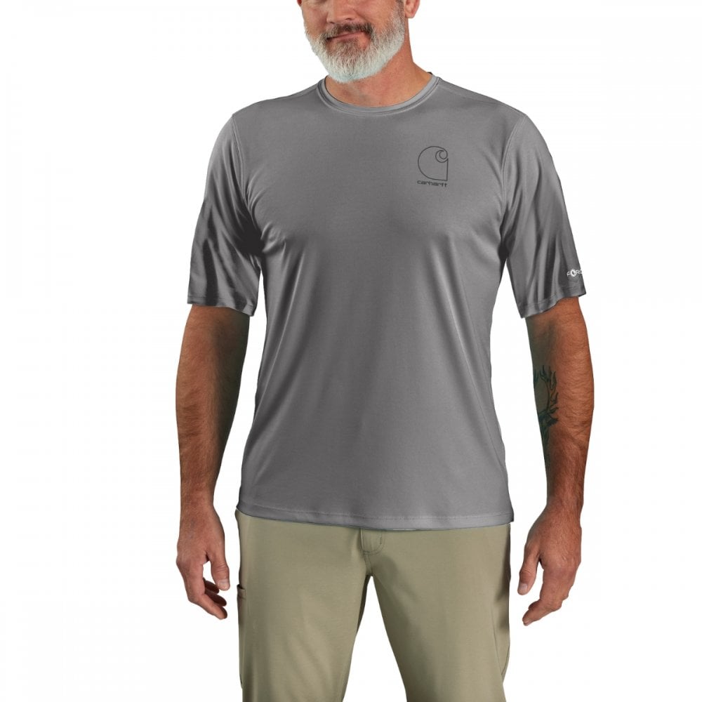 107182 Carhartt Force Sun Defender Lightweight Short-Sleeve Logo Graphic T-Shirt
