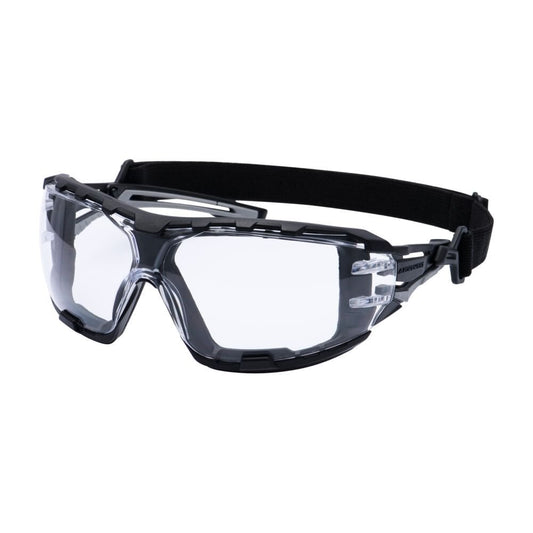 PR02 Anthracite Wraparound Plus Safety Glasses